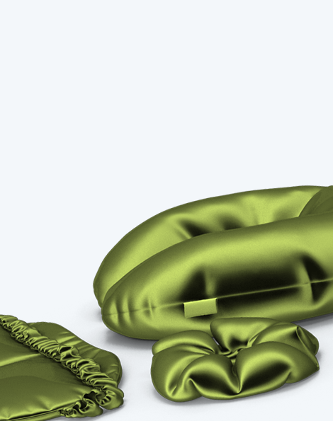 Set of Black Silk Pillow - Image 4